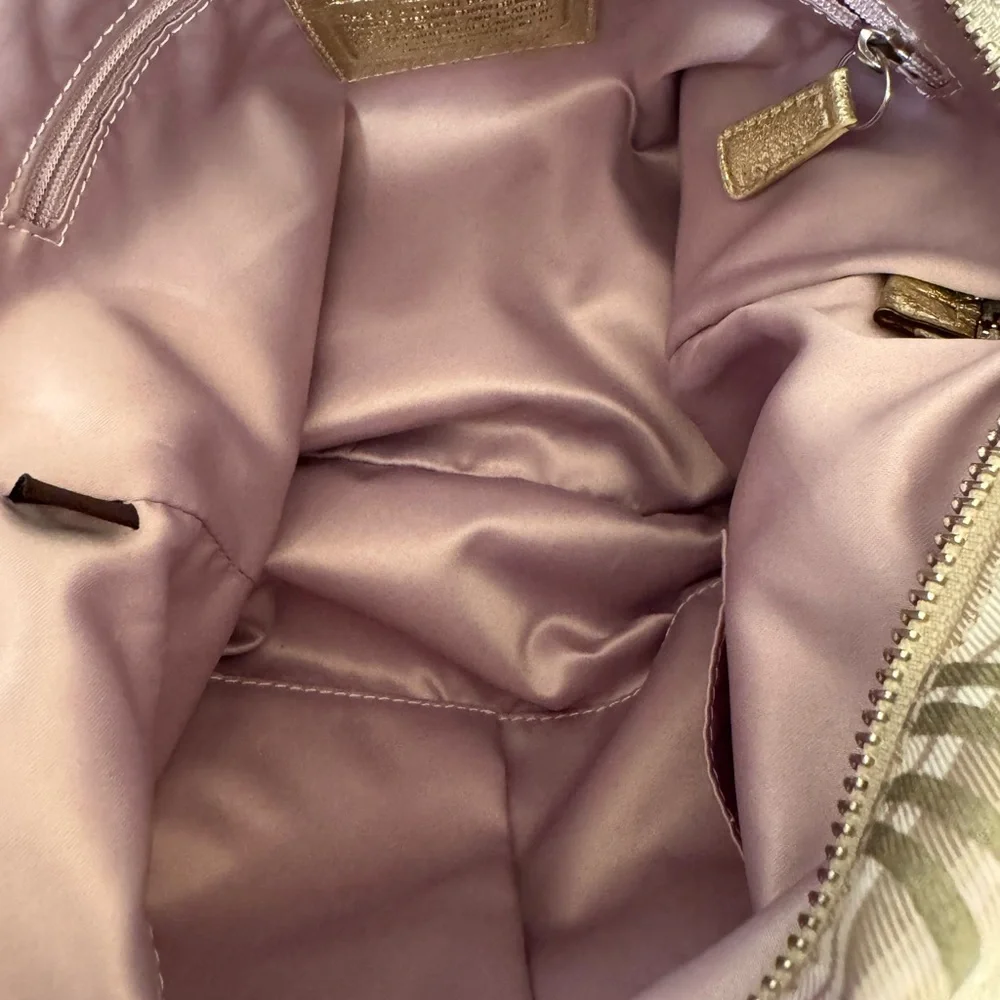 Coach Plaid Shoulder Bag - Picture 11 of 15